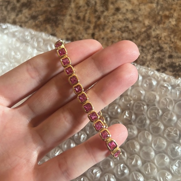 NWT Anthropologie Faceted Square Wrap Bracelet - Picture 3 of 3